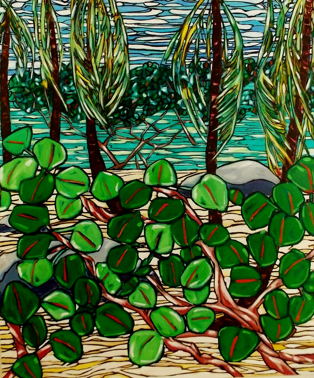 Sea Grapes 1, 48x57