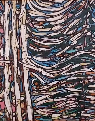 January Trees, 16x24