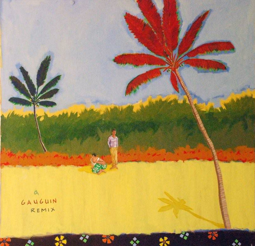 A Gaugin Remix, 4x4 SOLD