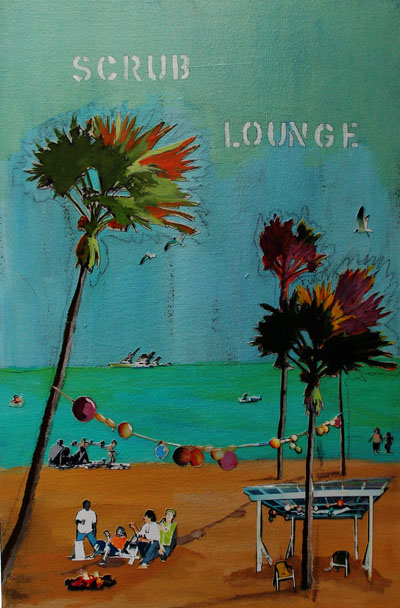 Scrub Lounge 16 in.x24 in.SOLD