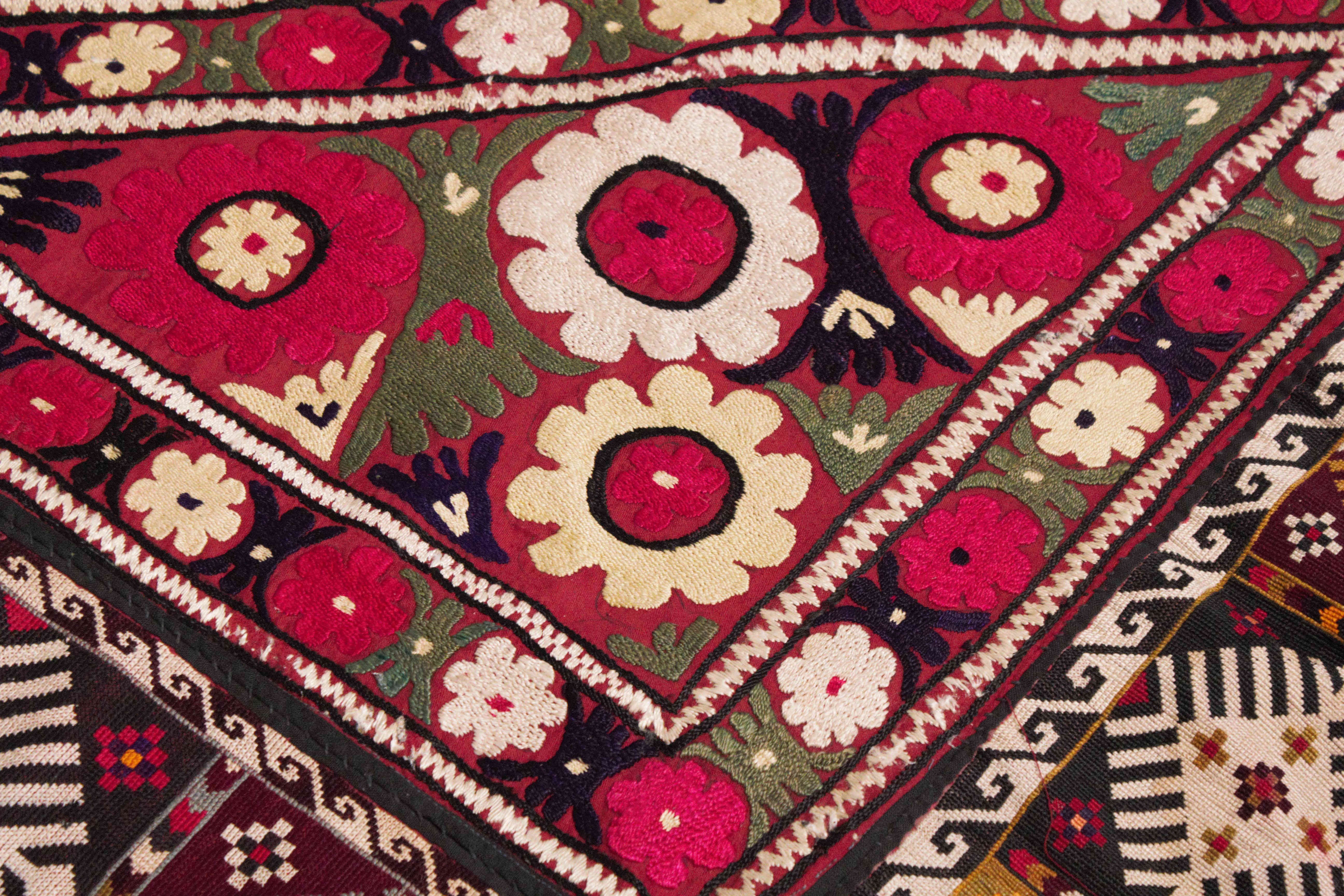 Silk Turkmen Saye Gosha (Tent Decoration)
